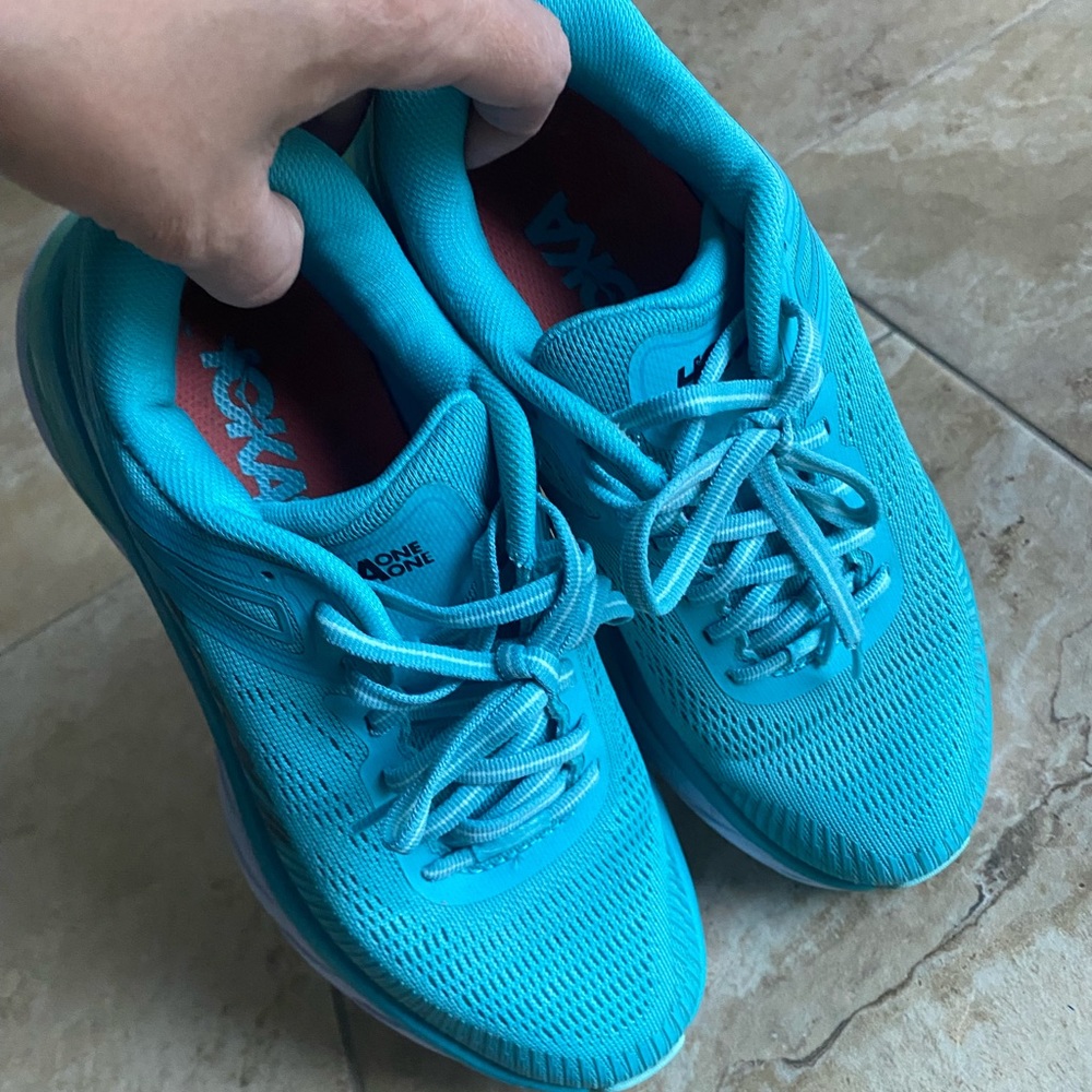 Teal HOKA Brondi 7 one one size 6.